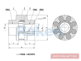 Jaw Coupling Spiders,LM/ML Plum-shaped Flexible Coupling