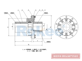 Jaw Coupling Spiders,LMD/MLZ Plum-shaped Flexible Coupling