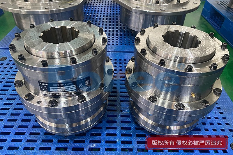 鼓型齒聯軸器,鼓型齒式聯軸器,Rokee鼓形齒式聯軸器結構圖,榮基聯軸器生產廠家